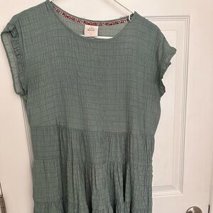 Knox Rose Sage Green Textured Dress